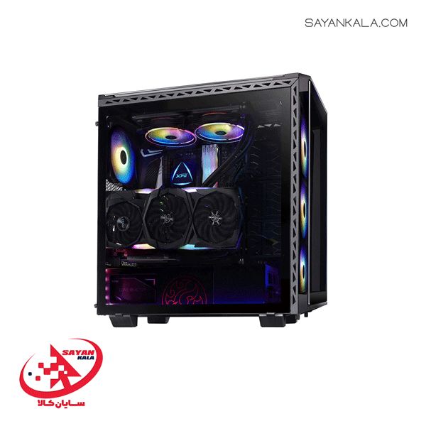 کیس کامپیوتر ای دیتا ایکس پی جی مدل CASE ADATA XPG BATTLECRUISER ll SUPER BLACK — تصویر ۴