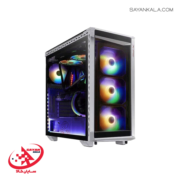 کیس کامپیوتر ای دیتا ایکس پی جی مدل CASE ADATA XPG BATTLECRUISER SUPER WHITE — تصویر ۳