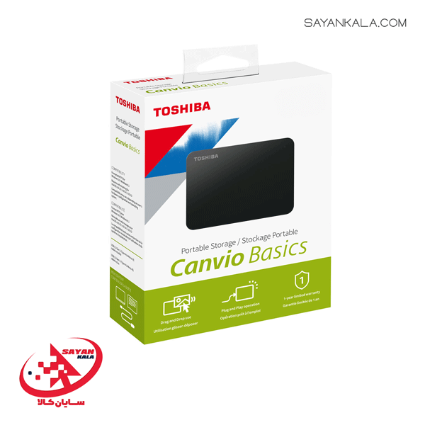 هارد اکسترنال توشیبا مدل HDD EXTERNAL TOSHIBA CANVIO BASICS 1TB — تصویر ۲