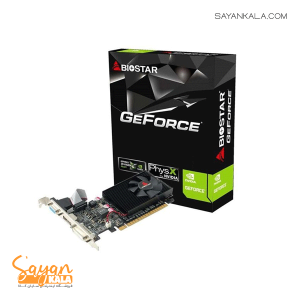 کارت گرافیک بایوستار مدل GRAPHICS CARD BIOSTAR G210 1GB DDR3 — تصویر ۵