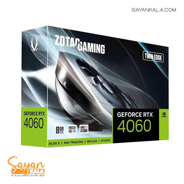 کارت گرافیک زوتک مدل GRAPHICS CARD ZOTAC GEFORCE RTX 4060 TWIN EDGE GAMING 8GB DDR6 — تصویر ۵