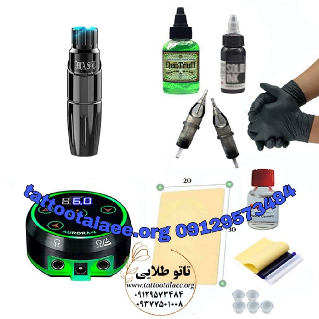 پک کامل دستگاه تتو پن مست تور تخفیفی اصل با کارت گارانتی کد T462