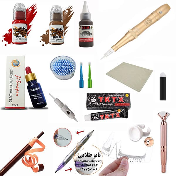 لوازم میکروبلیدینگ و تاتو صورت تخفیفی با کارت گارانتی کد T414