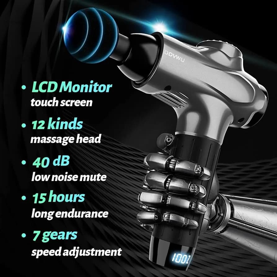 ماساژور تفنگی آلمانی MASSAGE GUN مدل DDVWU — تصویر ۳