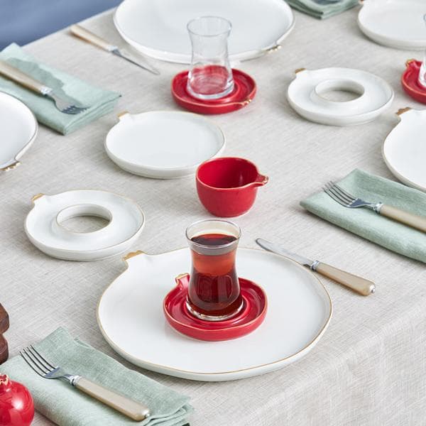 سرویس صبحانه خوری 6 نفره 28 پارچه کاراجا هوم مدل Elegance