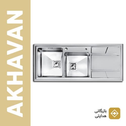 سینک ظرفشویی باکسی توکار اخوان مدل 302 — تصویر ۴