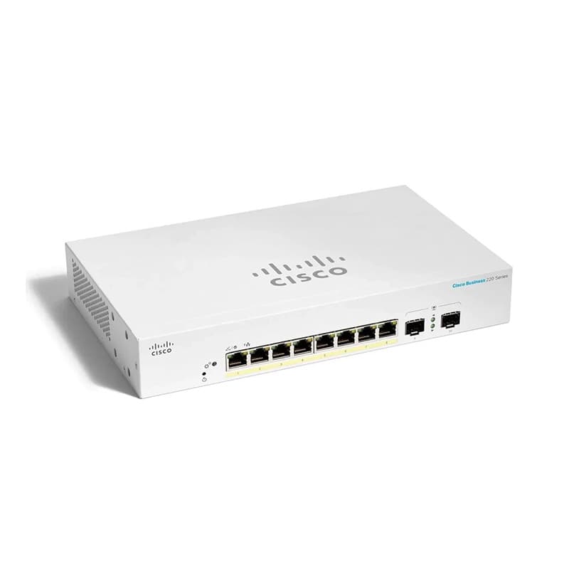 سوئیچ 8 پورت POE سیسکو CBS220-8P-E-2G در بازار شبکه