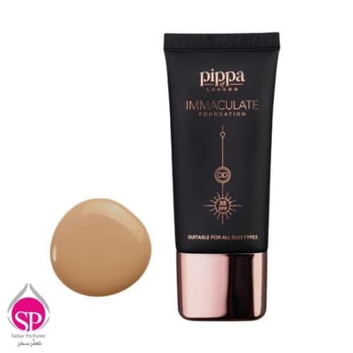 کرم پودر پیپا آف لاندن مدل Immaculate با SPF35 حجم 30 میل شماره Mocha 207