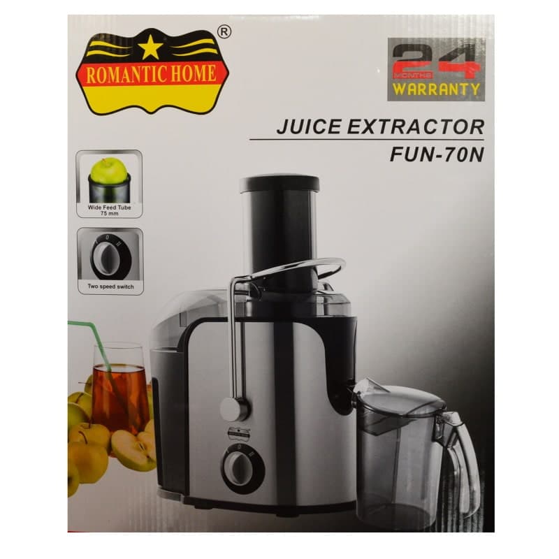 آبمیوه گیری رومانتیک هوم مدل FUN-70N — تصویر ۲
