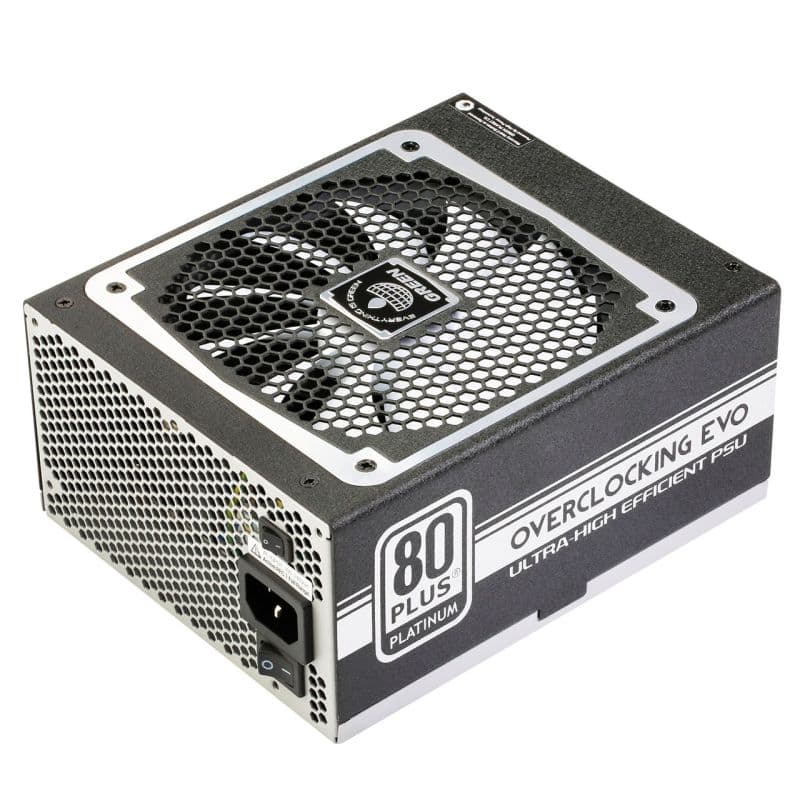 پاور استوک گرین ۷۵۰ وات فول ماژولار مدل GREEN Power Supply GP750B-OCPT 80 Plus Platinum