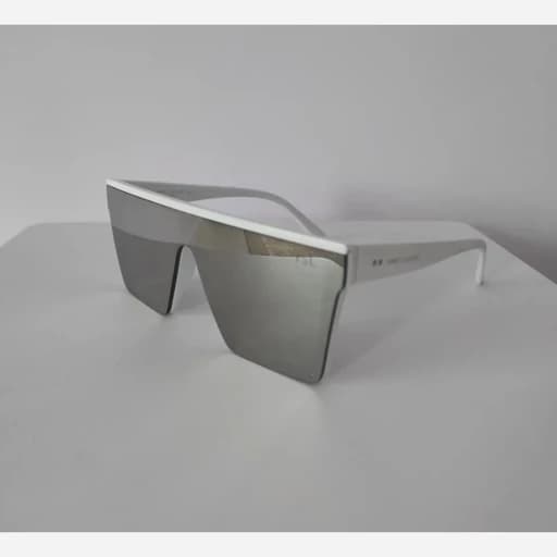 عینک آفتابی مدل SL312W رنگ بدنه سفید رنگ شیشه پلیسی جنس خوب باکیفیت پرفروش باحداقل سود کد D0195 ایکس