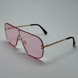 عینک آفتابی و شب فریم لس فندی FENDI صورتی کد 1 — تصویر ۳