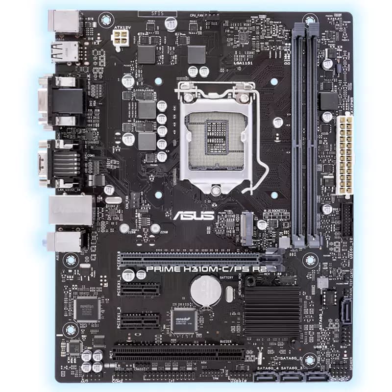 مادربرد ایسوس مدل PRIME H310M-C/PS R2.0 دست دوم — تصویر ۳
