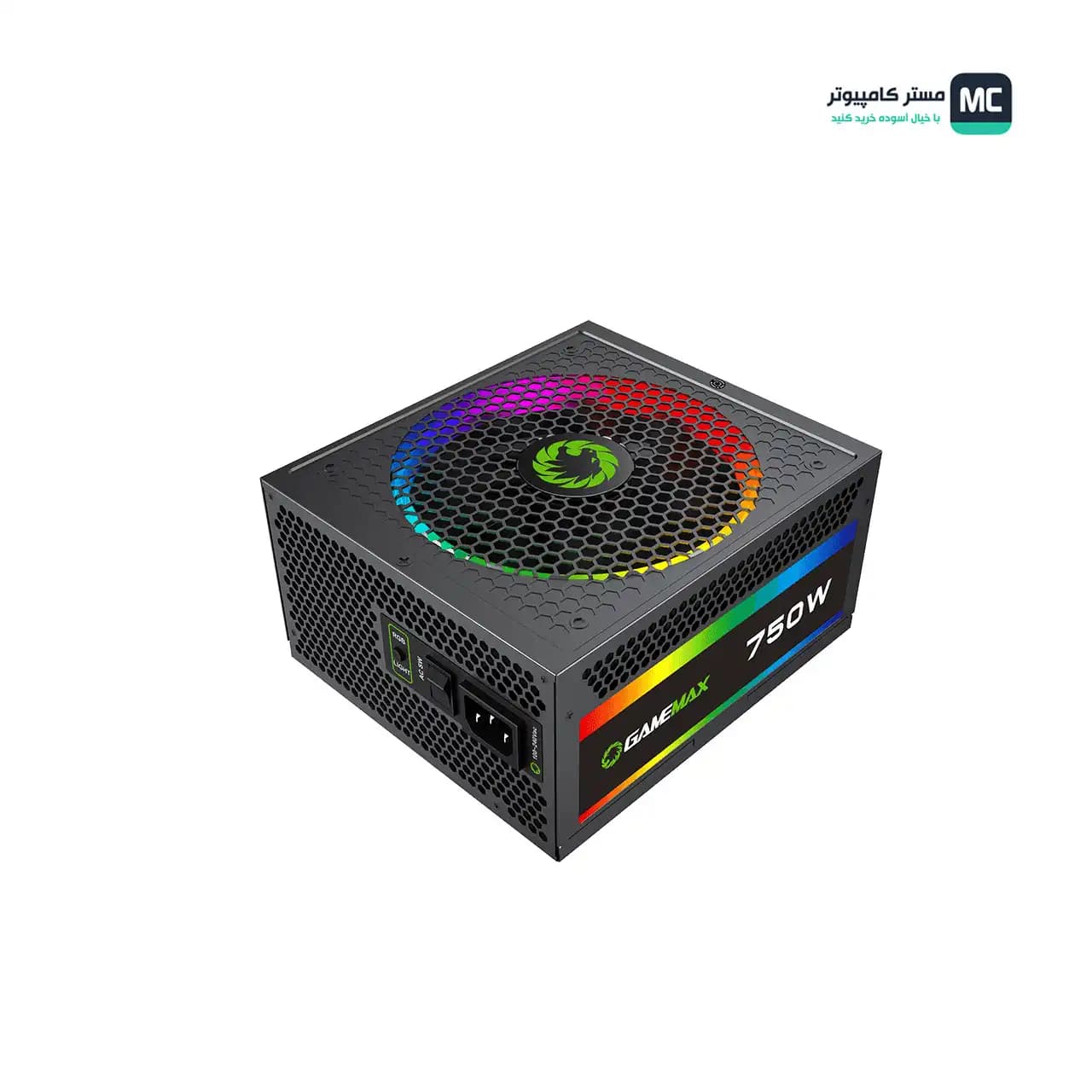 پاور 750 وات گیم‌مکس RGB-750 Gold Full Modular — تصویر ۳