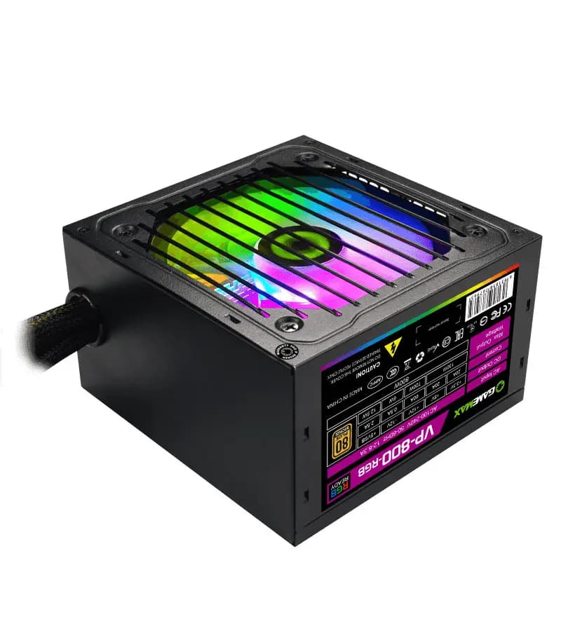 پاور 800 وات گیم‌ مکس VP800 RGB-M Bronze — تصویر ۳