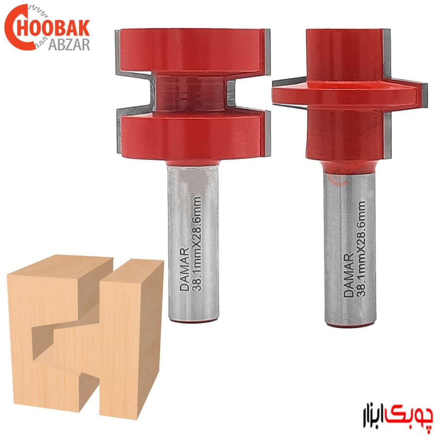 ست تیغ اتصال فاق و زبانه دامار کد DM823814A