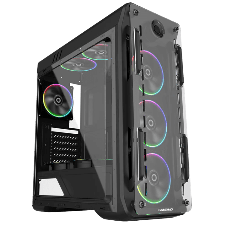کیس کامپیوتر گیم مکس گیمینگ CASE GAME MAX Optical G510 White — تصویر ۳