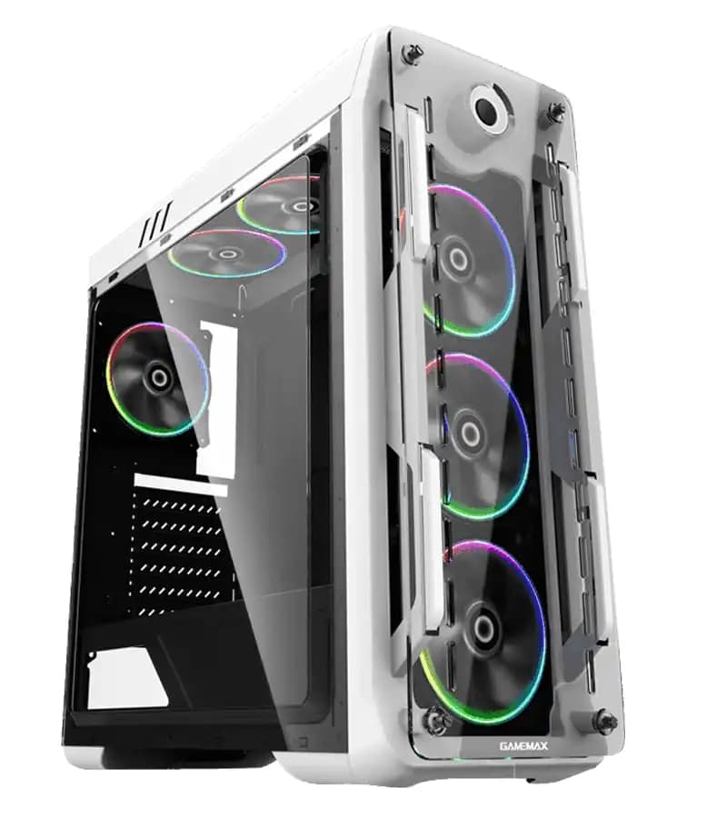 کیس کامپیوتر گیم‌ مکس گیمینگ CASE GAME MAX Optical G510 White