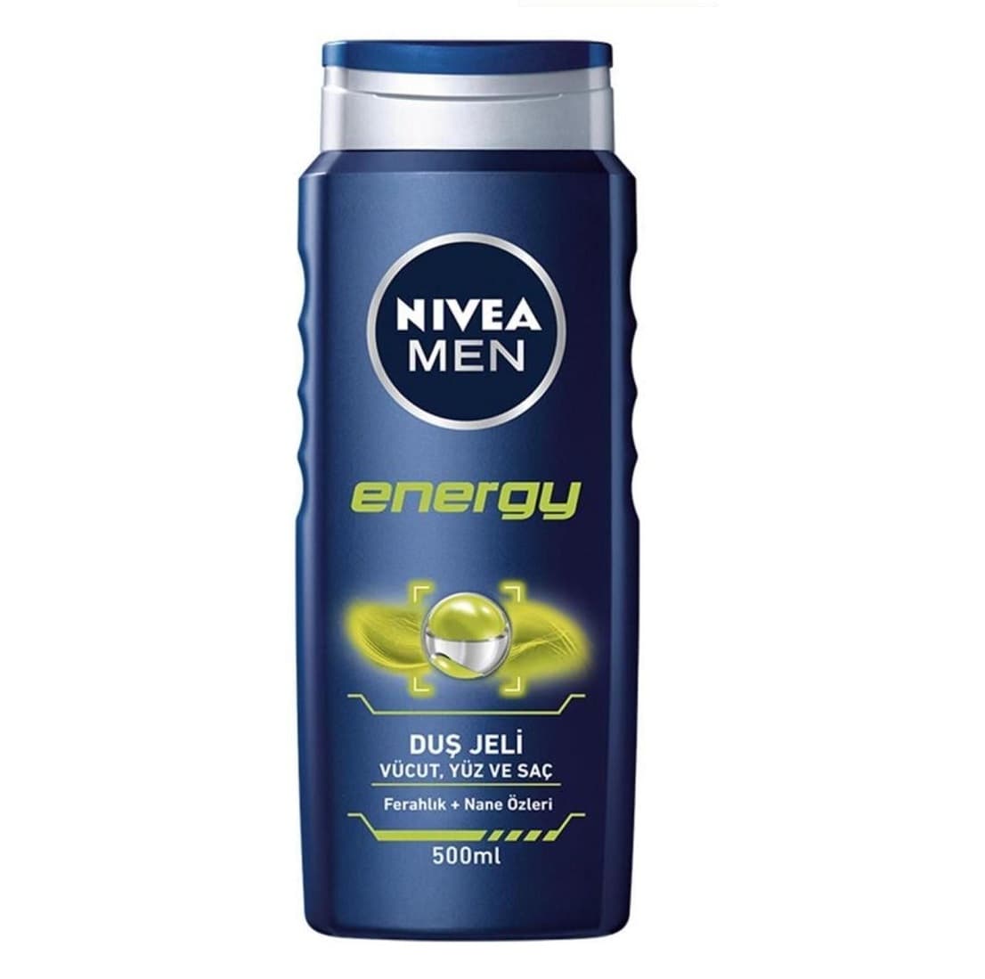 شامپو سر و صورت و بدن مردانه نیوا Nivea مدل Energy حجم 500 میل