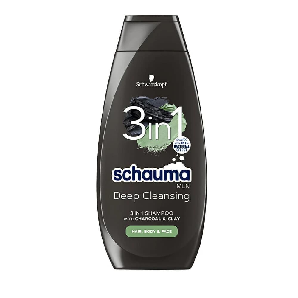 شامپو سر و صورت و بدن شاوما Schauma مدل Deep Cleansing حجم 400 میل — تصویر ۲