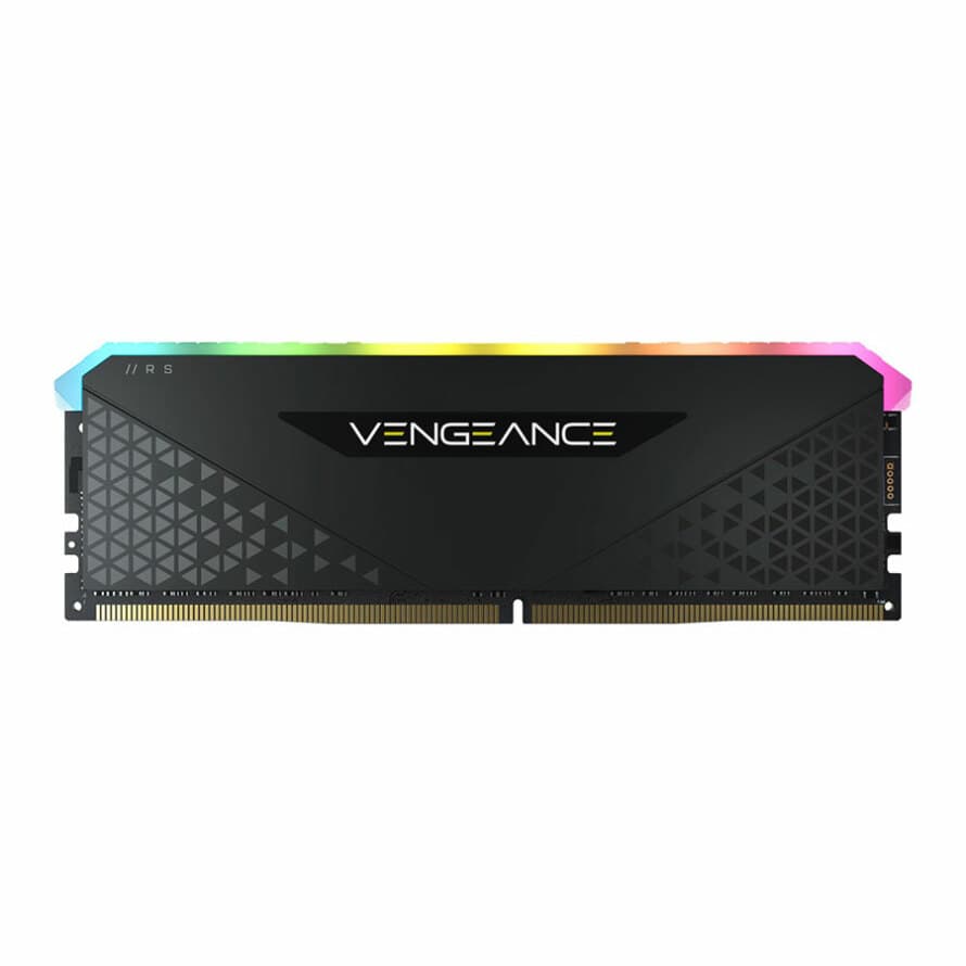 رم دسکتاپ کورسیر RAM CORSAIR CL16 DDR4 16GB 3200MHz VENGEANCE RGB RS
