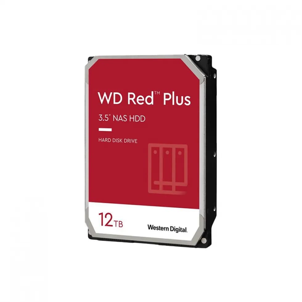 هارد دیسک اینترنال استوک وسترن دیجیتال WD RED PLUS 12TB