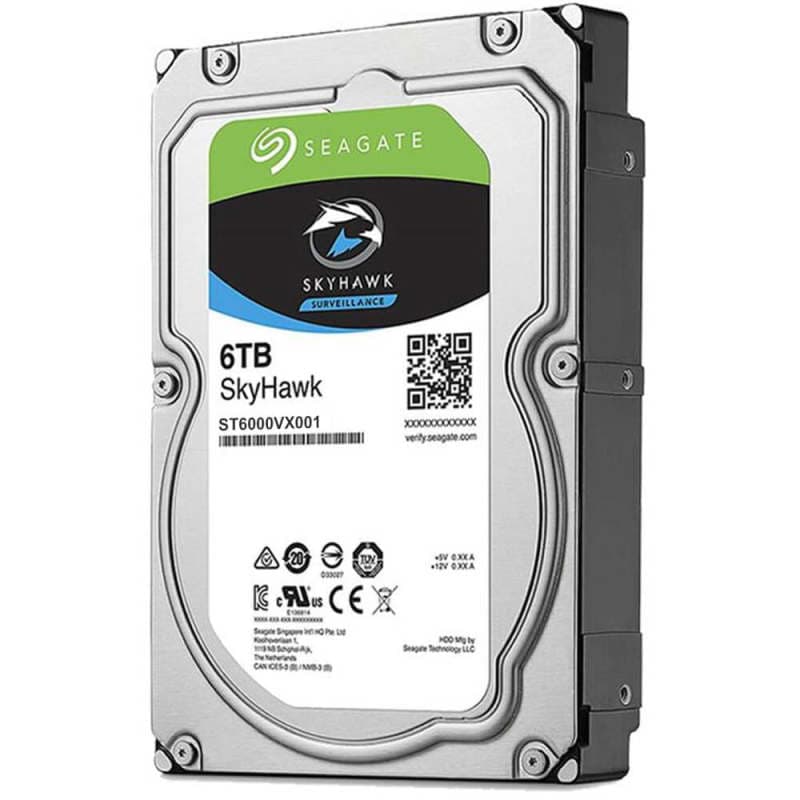 هارددیسک اینترنال استوک سیگیت SkyHawk ST6000VX001 6TB — تصویر ۳