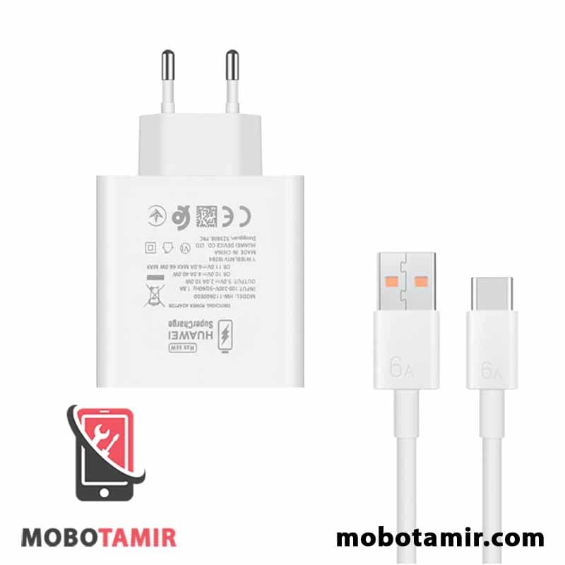 شارژر 66 وات اصلی هواوی همراه با کابل Huawei 66W