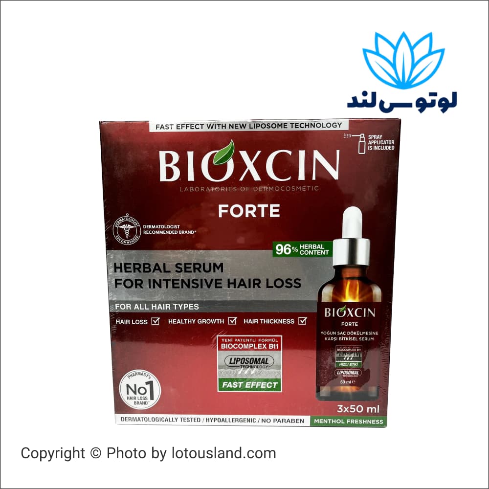 سرم ضد ریزش و تقویت کننده مو بیوکسین Bioxcin — تصویر ۳