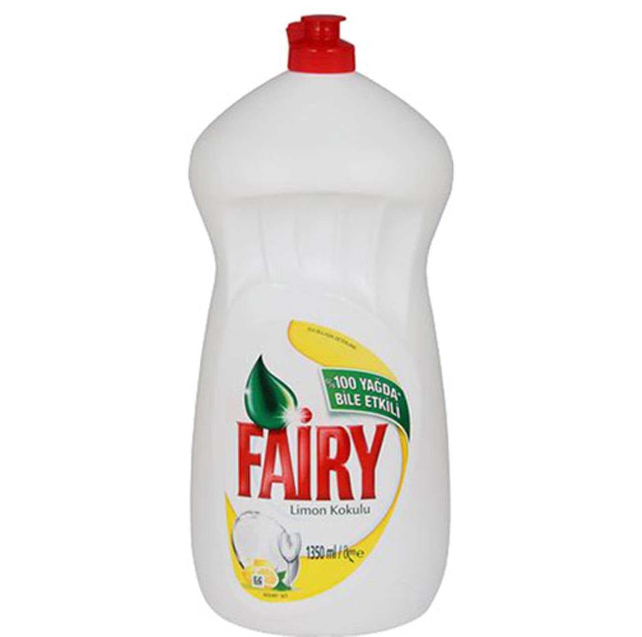 مایع ظرفشویی با رایحه لیمو 1350 میلی لیتری فیری Fairy