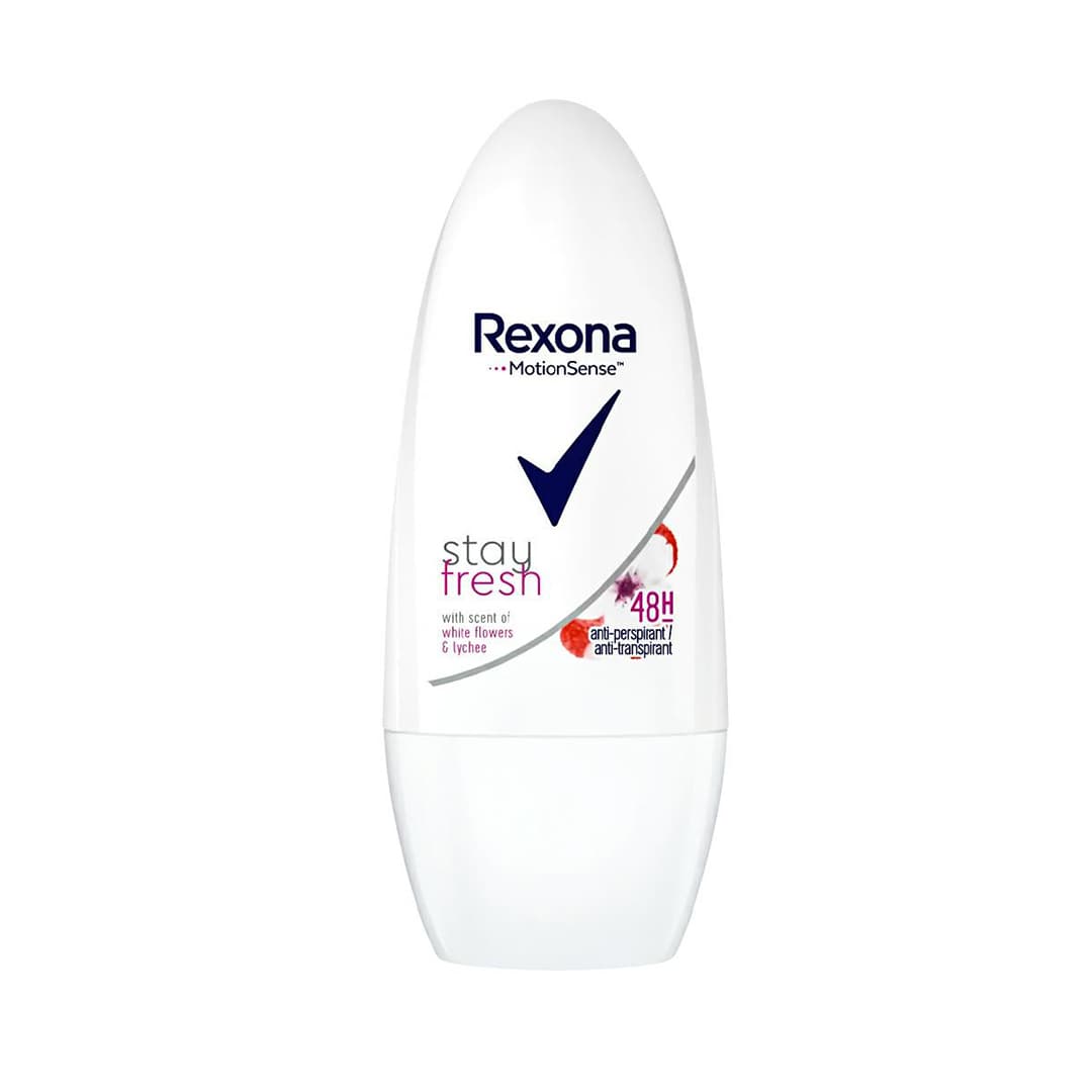 رول ضد تعریق گلهای سفید و لیچی رکسونا مدل Rexona Stay Fresh — تصویر ۳