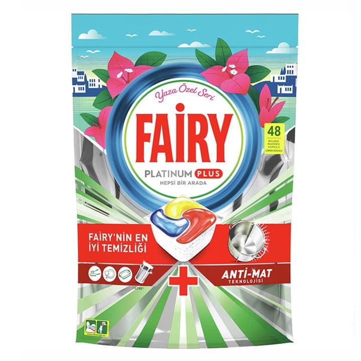 قرص ماشین ظرفشویی پلاتینیوم پلاس 48 تایی فیری Fairy — تصویر ۲