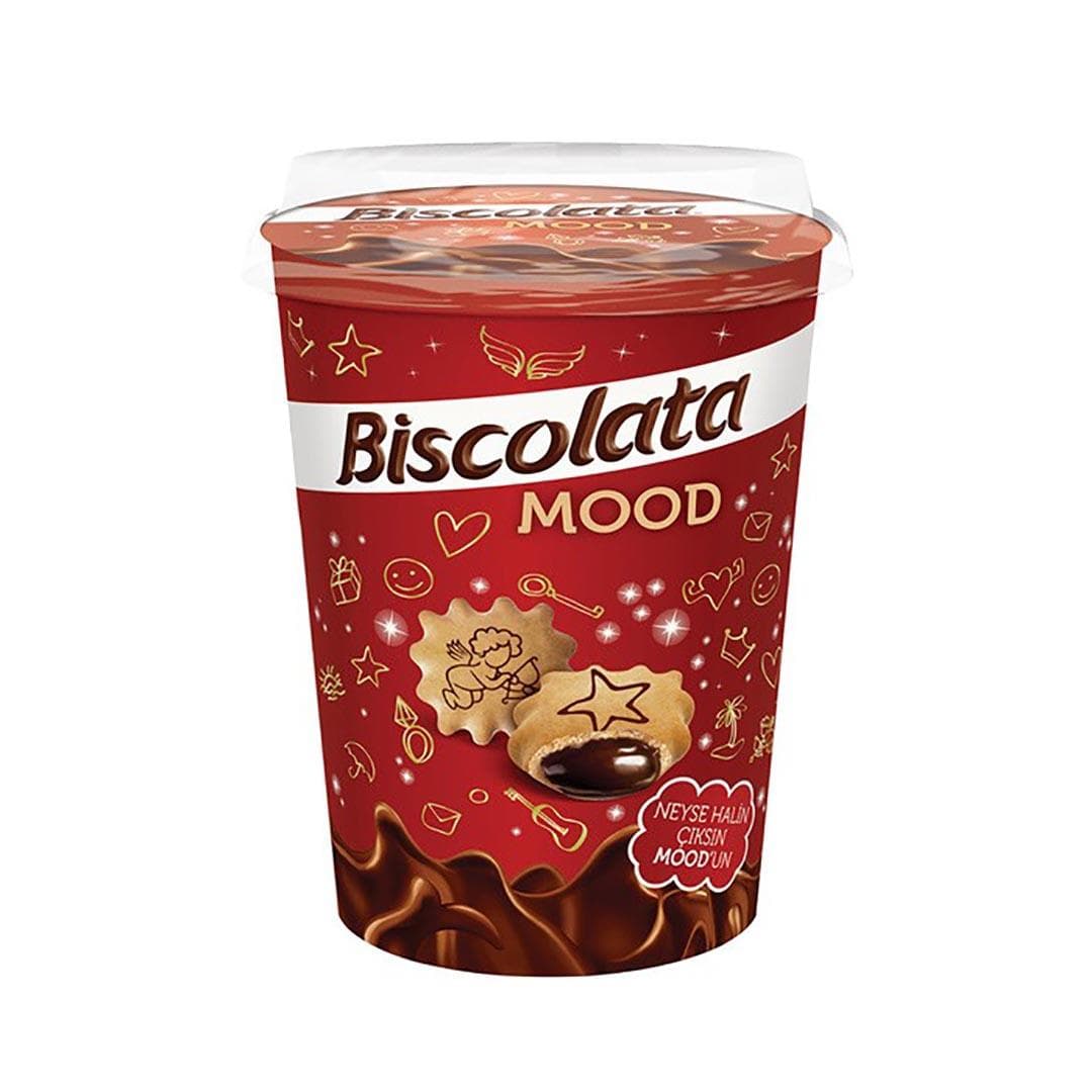 بیسکولاتا لیوانی با کرم شکلات Biscolata