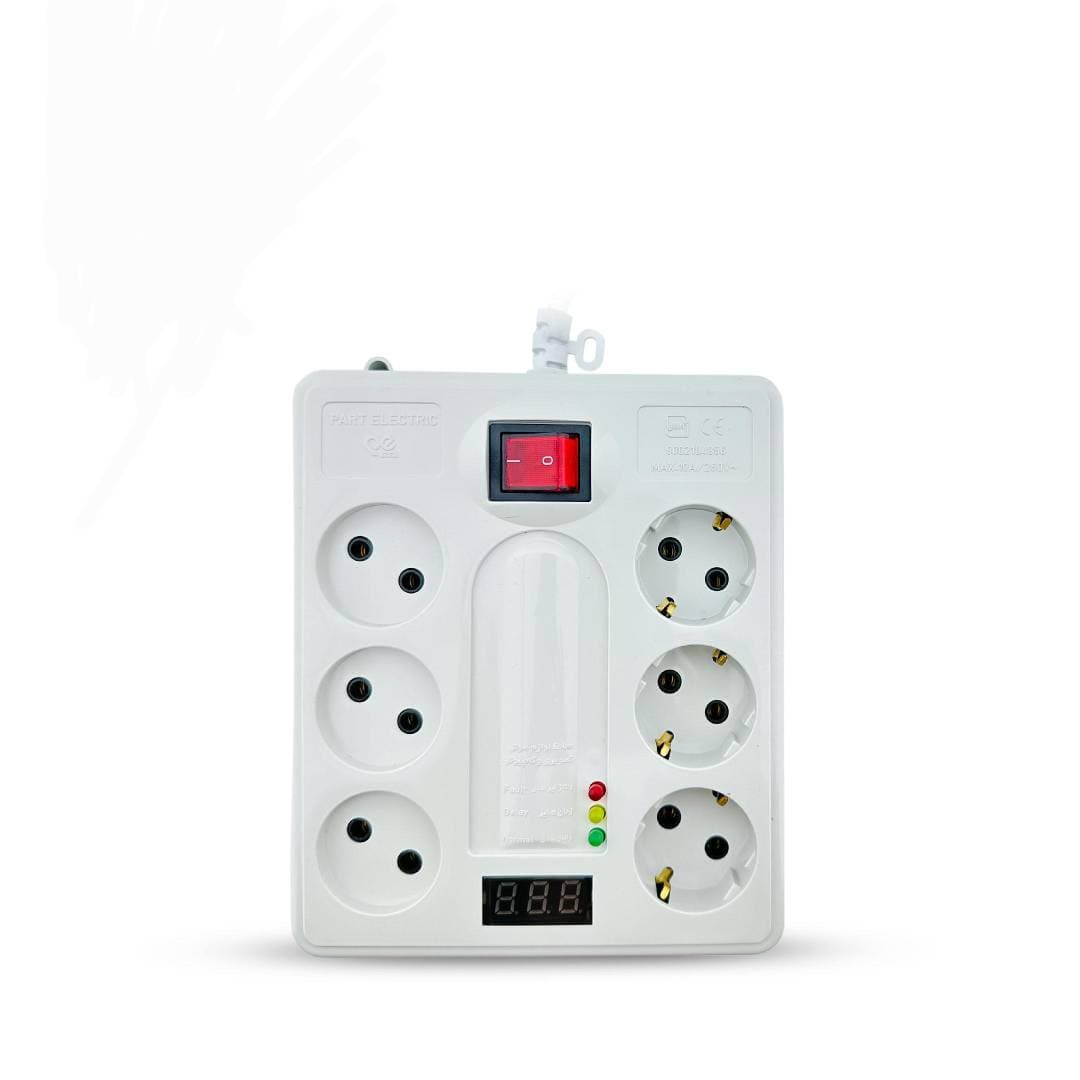 محافظ 6 خانه دیجیتال با کابل 1/8 متری کد2060