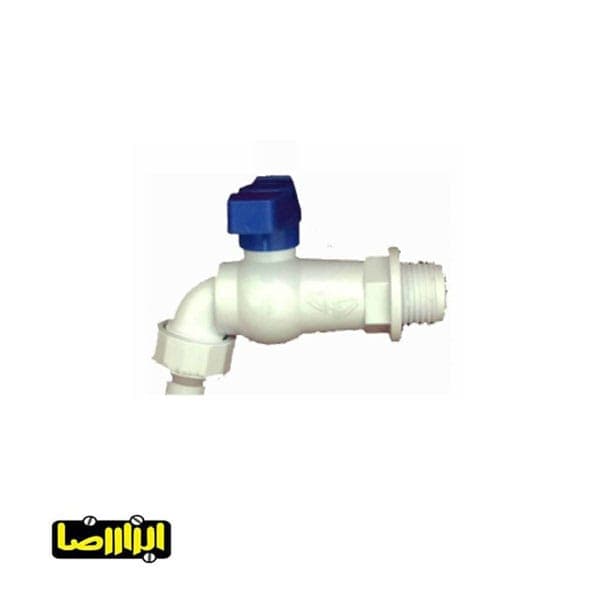شیر شلنگی پلاستیکی دسته گازی سایز 1/2 — تصویر ۲