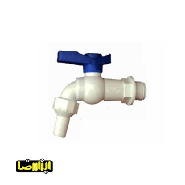 شیر شلنگی پلاستیکی دسته گازی سایز 1/2 — تصویر ۳