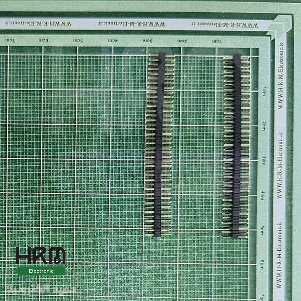 پین‌هدر نری 40*1 پین صاف (1.27mm) — تصویر ۲