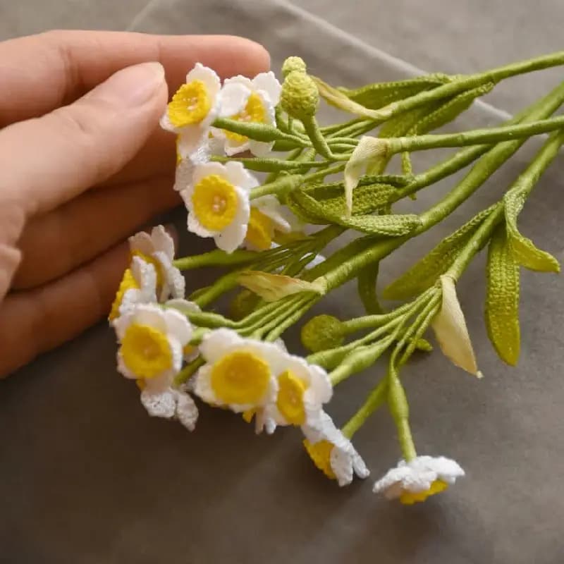 شاخه گل گلدانی نرگس کد8876 — تصویر ۵