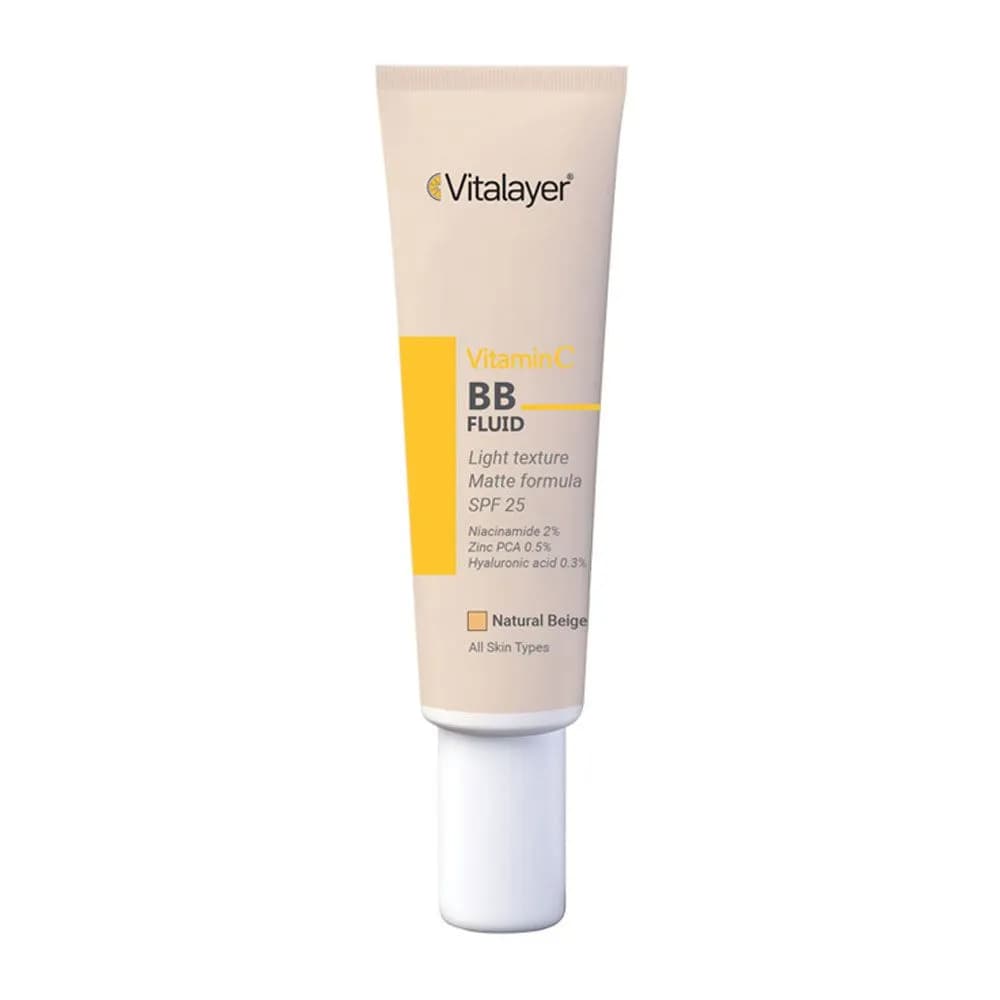 بی بی فلوئید نچرال بژ ویتالیر 30 میلی‌لیتر Vitalayer — تصویر ۳
