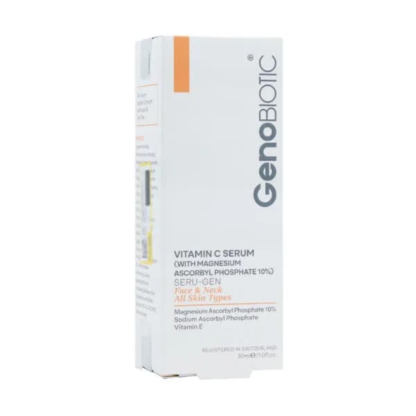 سرم ویتامین سی حاوی منیزیم آسکوربیل فسفات ژنوبایوتیک 30 میلی لیتر GenoBiotic — تصویر ۲