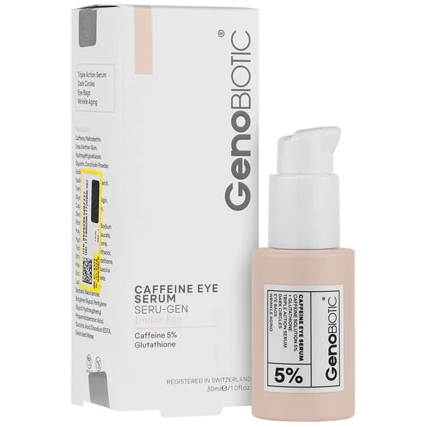 سرم کافئین دور چشم ژنوبایوتیک 30 میلی لیتر GenoBiotic