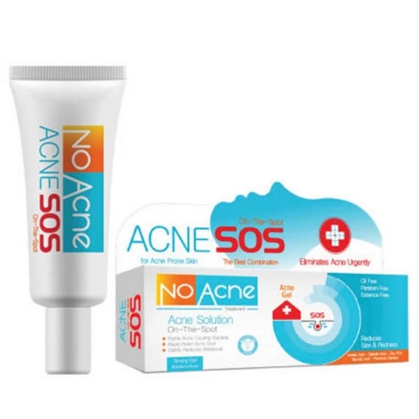 ژل ضد جوش مدل اورژانسی با فرمولاسیون تخصصی نوآکنه 20 میلی‌لیتر No Acne — تصویر ۳