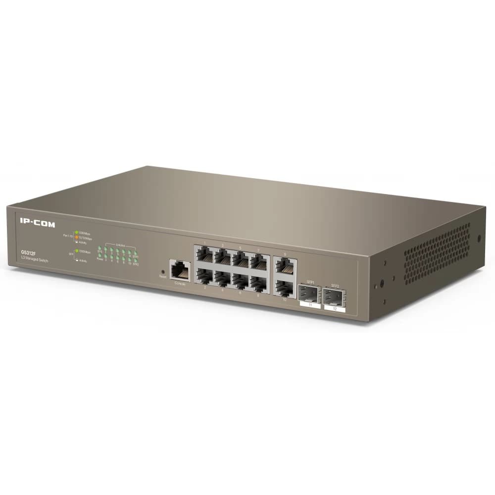 سوئیچ 10 پورت مدیریتی آی پی کام مدل IP-COM G5312F — تصویر ۴
