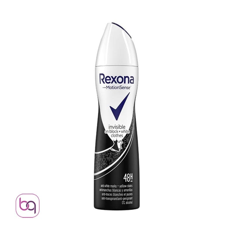 اسپری دئودرانت زنانه Rexona رکسونا مدل invisible حجم 200 میل — تصویر ۹