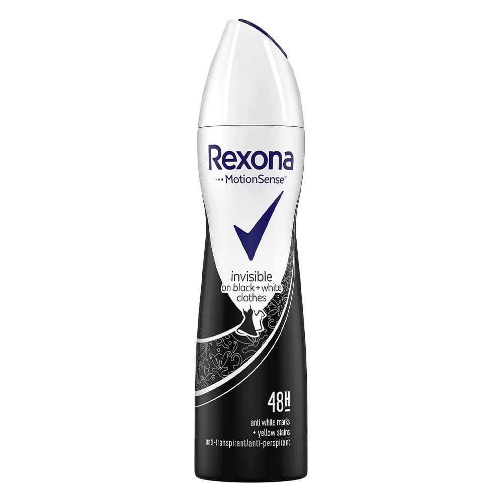 اسپری دئودرانت زنانه Rexona رکسونا مدل invisible حجم 200 میل — تصویر ۸