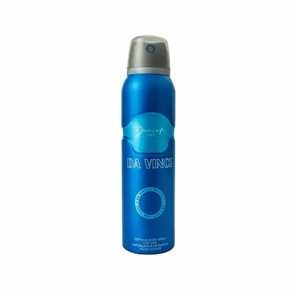 اسپری خوشبو کننده بدن مردانه مدل داوینچی Da Vinci ژک ساف 150 میلی لیتر Jacsaf