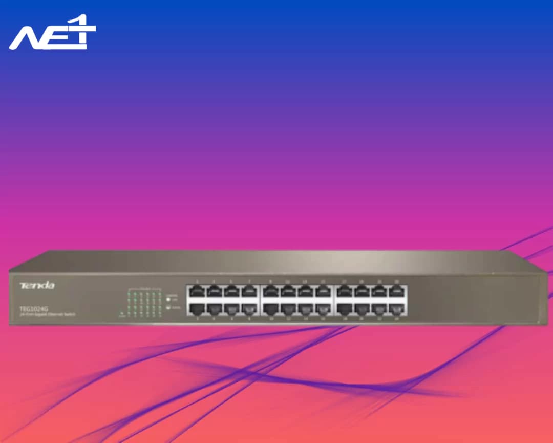 سوییچ 24 پورت غیر مدیریتی رکمونت تندا مدل Tenda TEG1024G — تصویر ۱۰