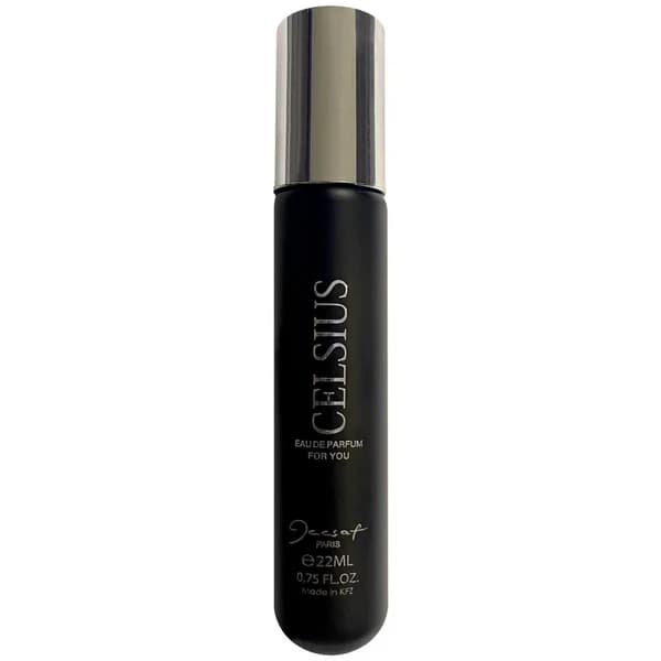 عطر مردانه جیبی مدل سلسیوس Celsius ژک ساف 22 میلی لیتر Jacsaf