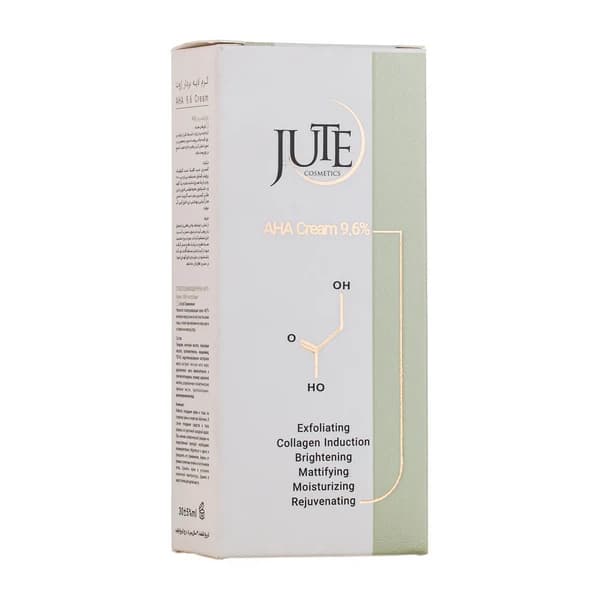کرم لایه بردار %AHA 9.6 درصد ژوت 30 میلی‌لیتر Jute