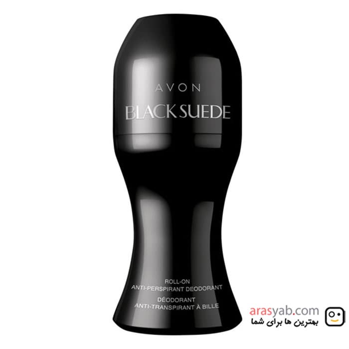 رول دئودرانت مردانه Avon مدل Black Suede حجم 50 میل — تصویر ۲